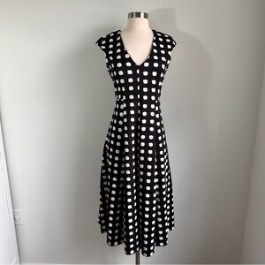 ASOS Black & White Patterned Maternity Dress Size 8